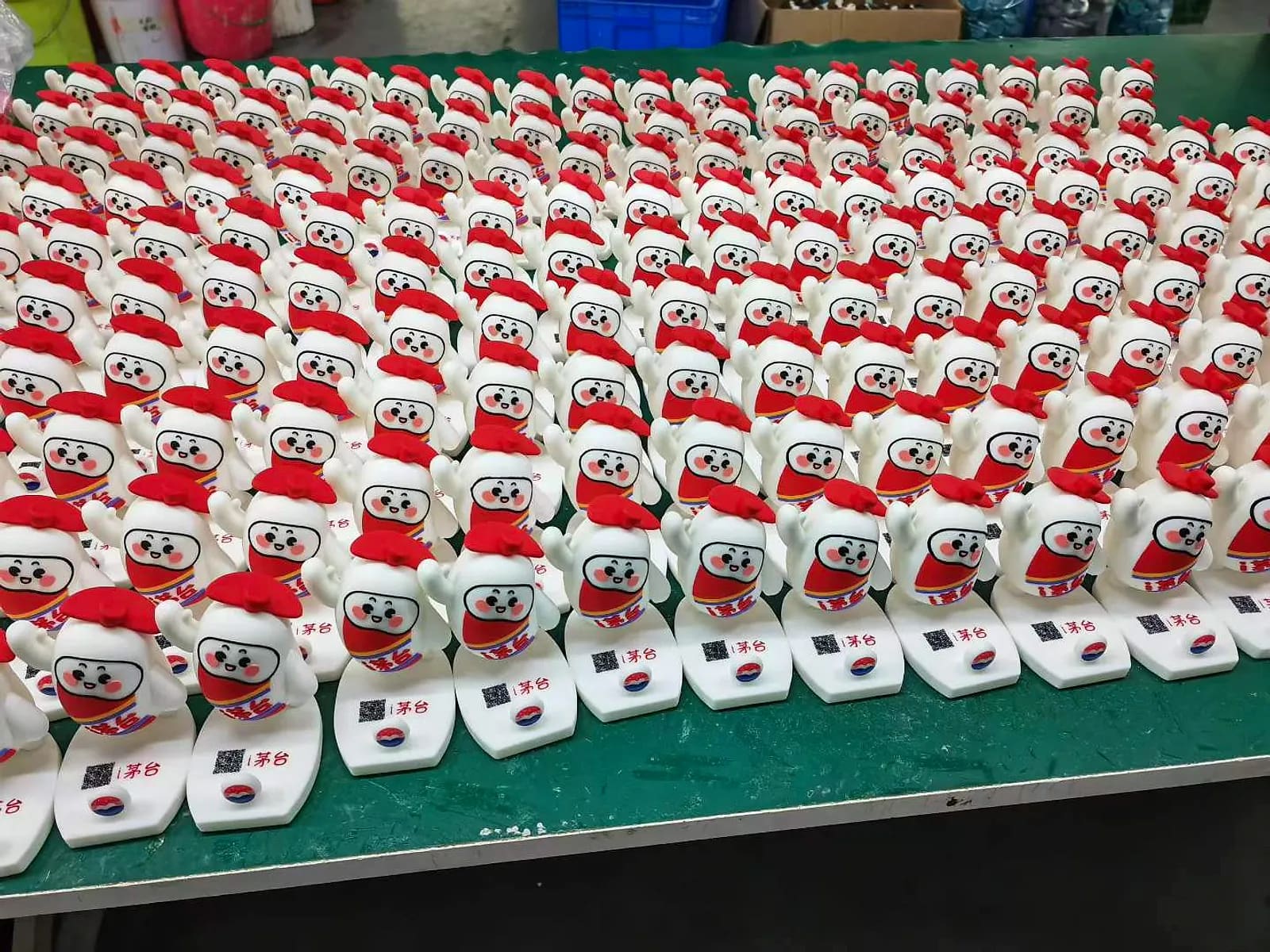 Production floor photograph at Custom Plush Toy Factory in Shenzhen