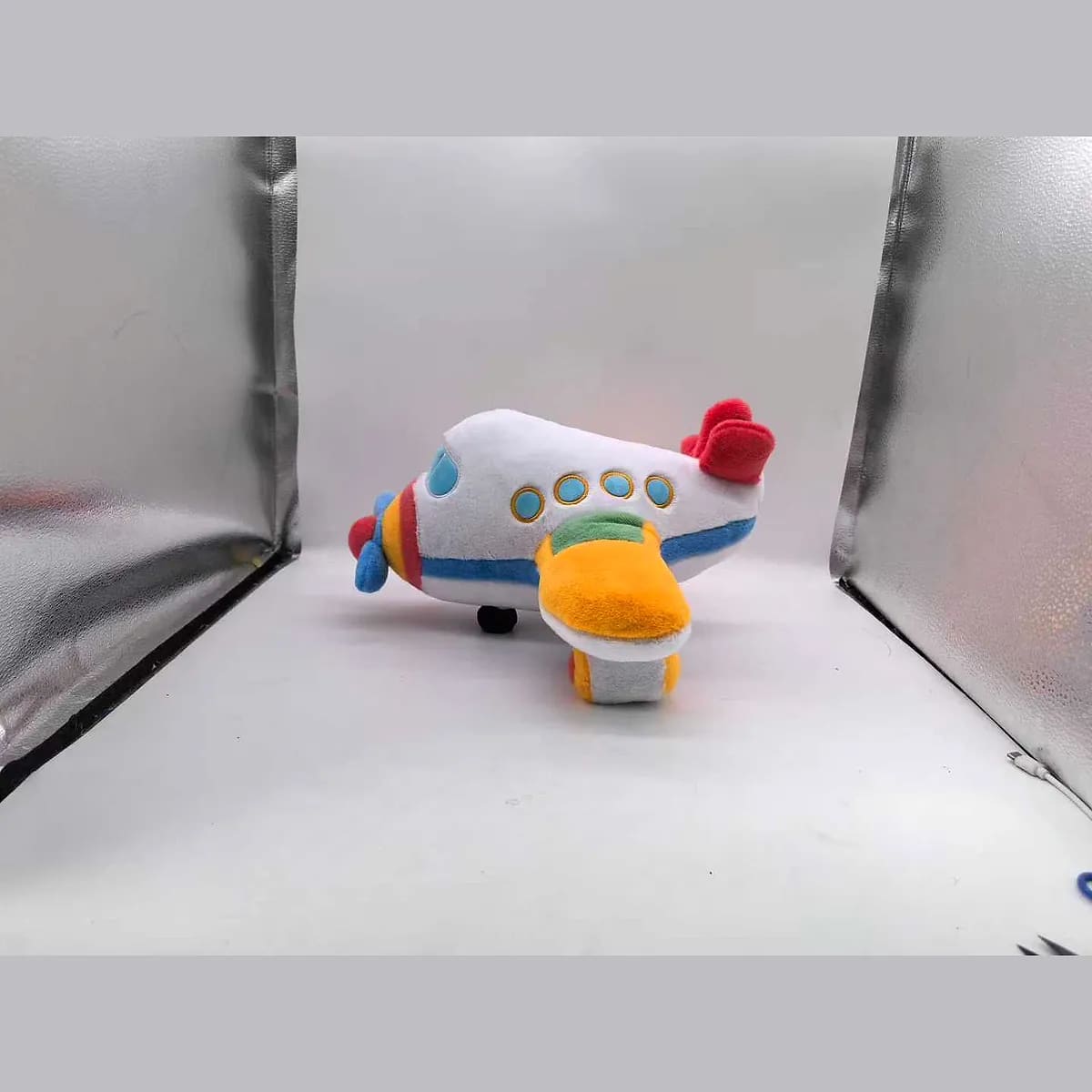 Soft aeroplane plush toy — custom plush accessories manufactured in Shenzhen by Custom Plush Toy Factory