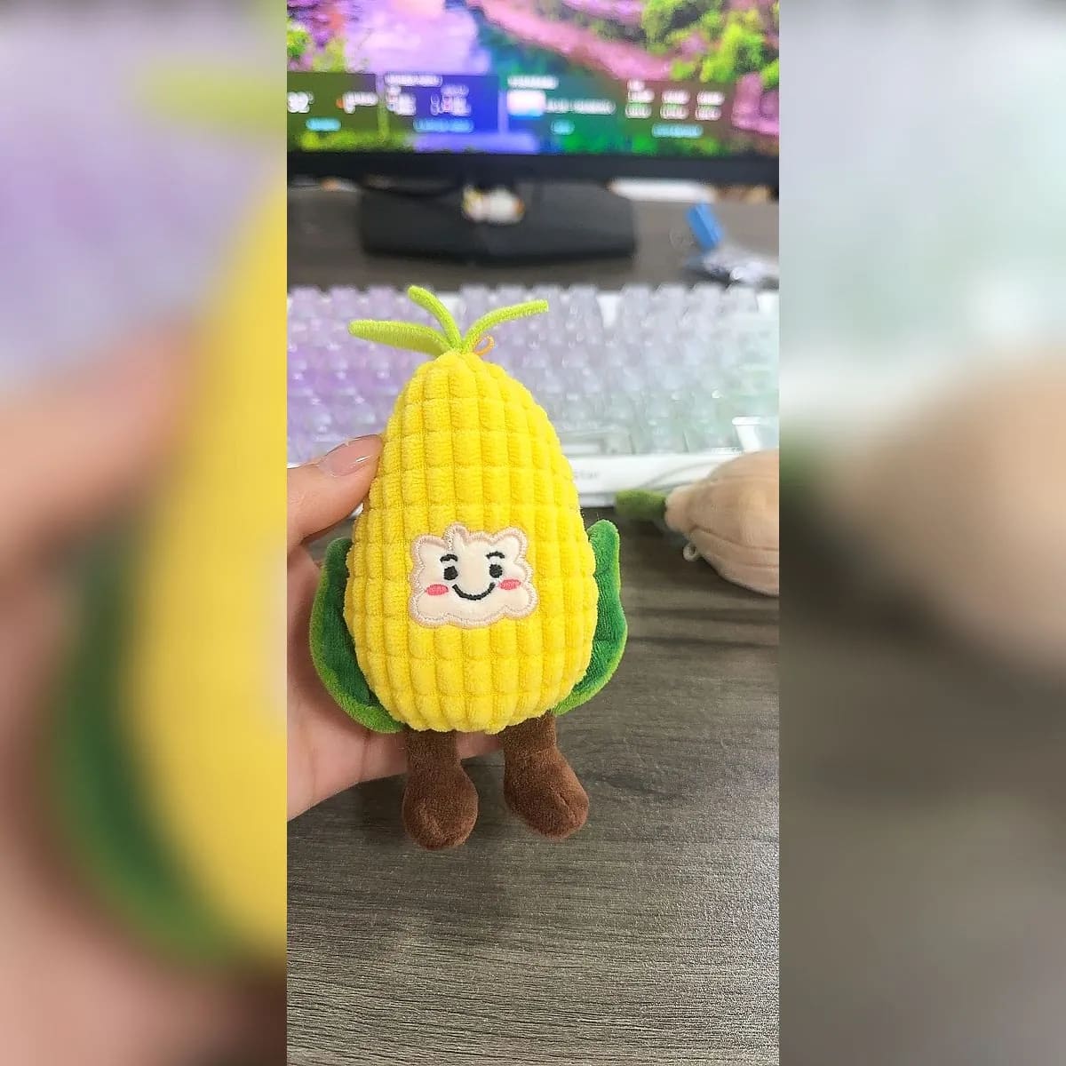 Sweetcorn brand mascot plush — custom brand mascots manufactured in Shenzhen by Custom Plush Toy Factory