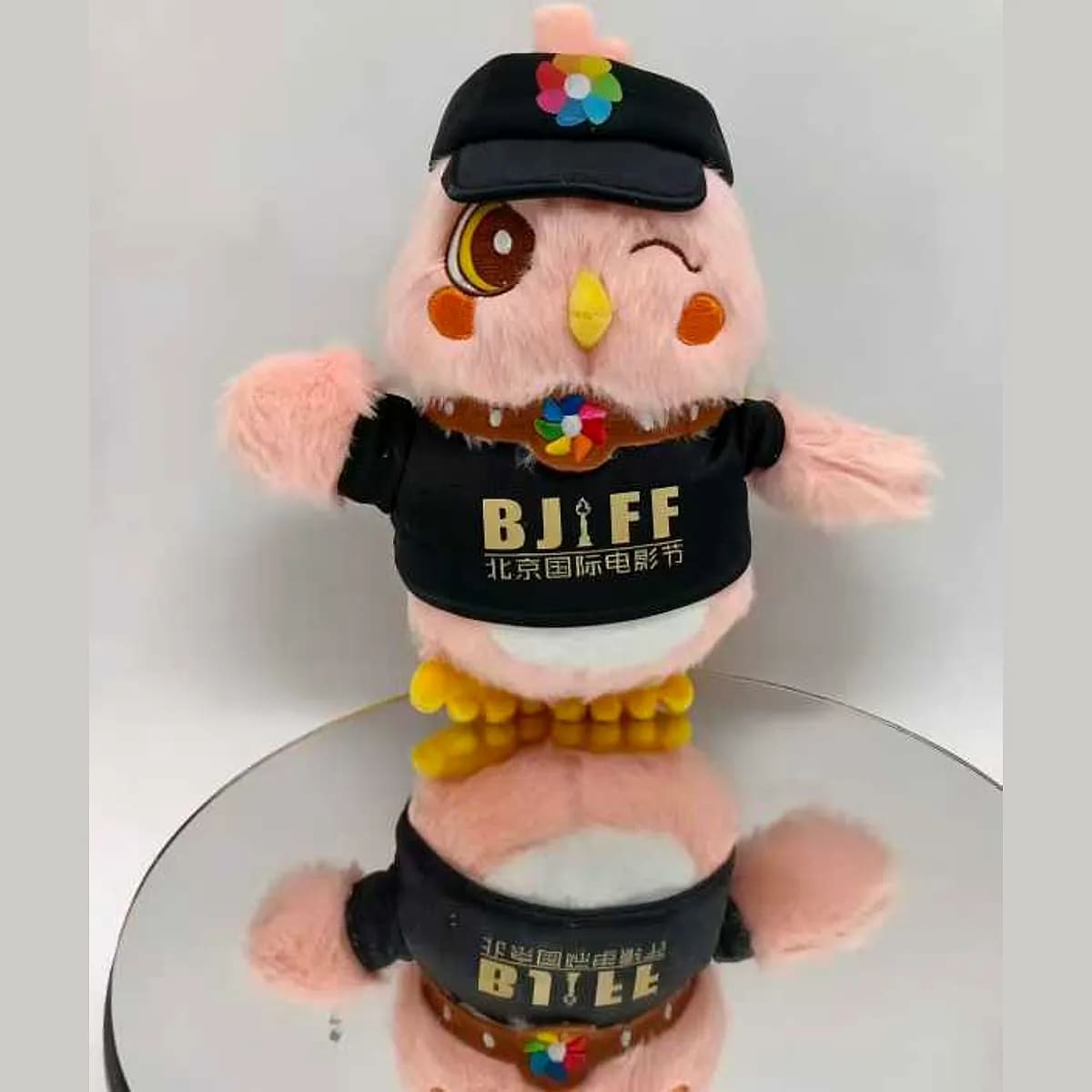 Film festival owl mascot — custom brand mascots manufactured in Shenzhen by Custom Plush Toy Factory