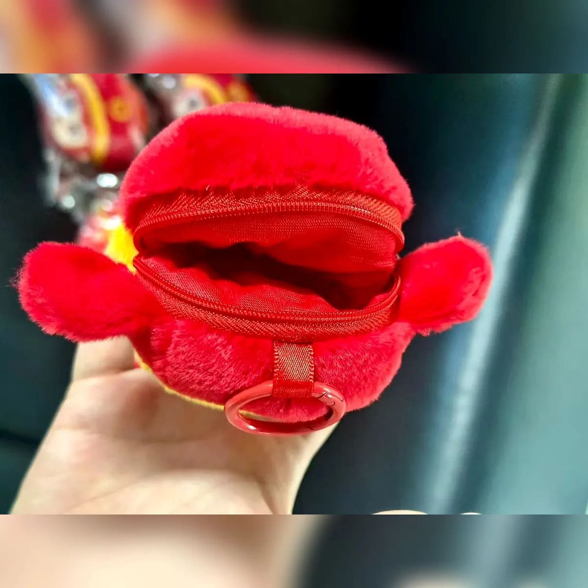 Novelty zip pouch — custom plush accessories manufactured in Shenzhen by Custom Plush Toy Factory