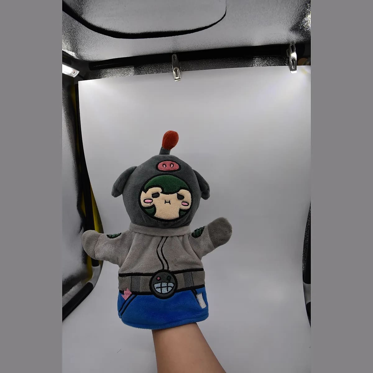 Character hand puppet — custom plush accessories manufactured in Shenzhen by Custom Plush Toy Factory